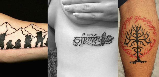 neutrale worstelen Schrijf op 20 Epic Lord Of The Rings Tattoos - ATOMIC FACT
